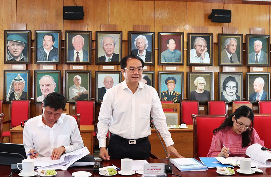 Đoàn công tác của Bộ Nội vụ thăm và làm việc với Liên hiệp các tổ chức hữu nghị Việt Nam