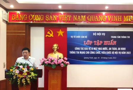 Tập huấn công tác bảo vệ bí mật nhà nước, an toàn, an ninh thông tin mạng