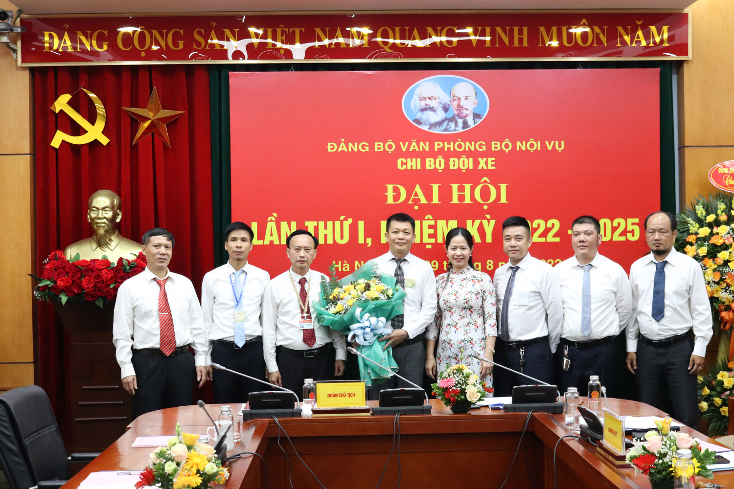  Văn phòng Bộ: Đại hội Chi bộ Đội xe nhiệm kỳ 2022 - 2025