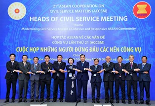 Hội nghị những người đứng đầu các nền công vụ Hợp tác ASEAN về các vấn đề công vụ lần thứ 21: Chủ đề Hiện đại hóa Công vụ hướng tới Cộng đồng ASEAN gắn kết và thích ứng