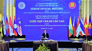 Cuộc họp cán bộ cấp cao Hợp tác ASEAN về các vấn đề công vụ lần thứ 21