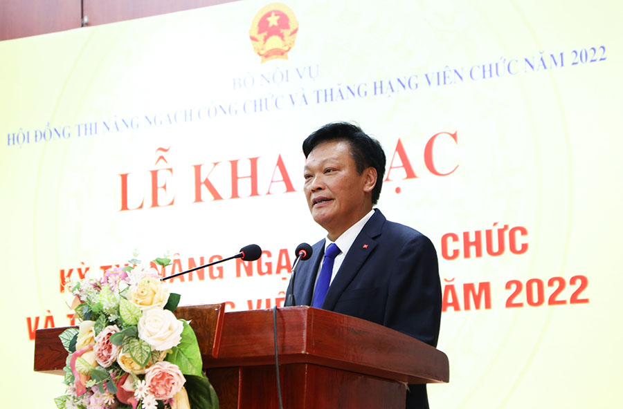 Khai mạc kỳ thi nâng ngạch công chức và thăng hạng viên chức năm 2022