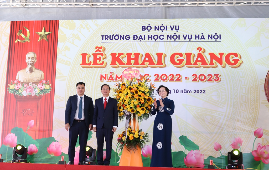 Trường Đại học Nội vụ Hà Nội khai giảng năm học 2022-2023