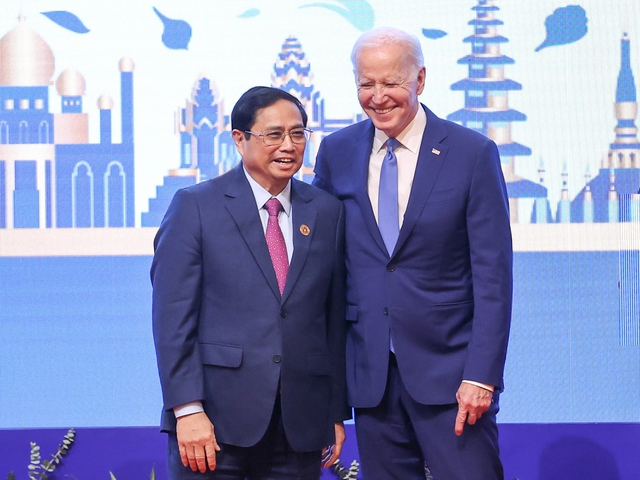 Thủ tướng Phạm Minh Chính gặp Tổng thống Hoa Kỳ Joe Biden