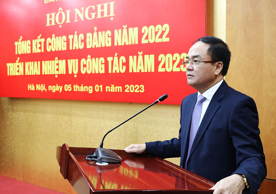 Hội nghị tổng kết công tác Đảng năm 2022, triển khai nhiệm vụ công tác năm 2023