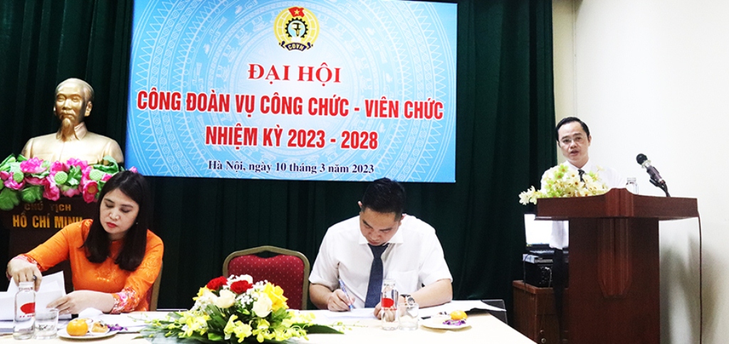 Đại hội Công đoàn Vụ Công chức – Viên chức nhiệm kỳ 2023 – 2028.