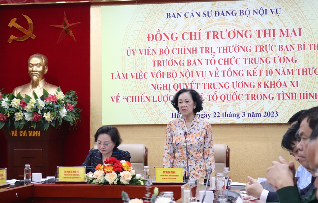 Tổng kết 10 năm thực hiện Nghị quyết Trung ương 8 khóa XI về “Chiến lược bảo vệ Tổ quốc trong tình hình mới”