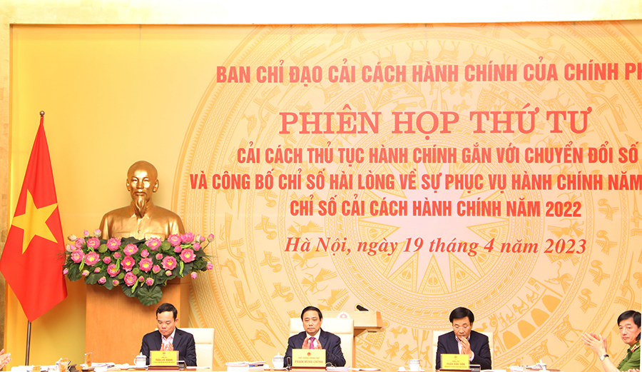 Bộ Nội vụ nằm trong nhóm 2 về Chỉ số cải cách hành chính năm 2022