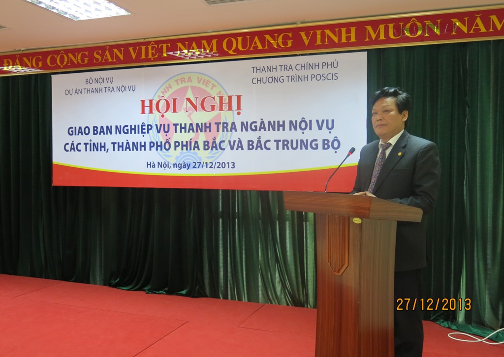 Hội nghị giao ban nghiệp vụ thanh tra ngành Nội vụ các tỉnh, thành phố trực thuộc Trung ương ở phía Bắc và Bắc Trung bộ
