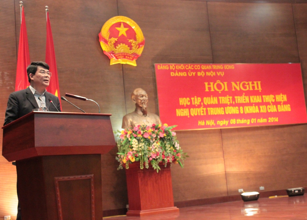 Hội nghị Học tập, quán triệt, triển khai thực hiện Nghị quyết Hội nghị Trung ương 8 (Khóa XI) của Đảng