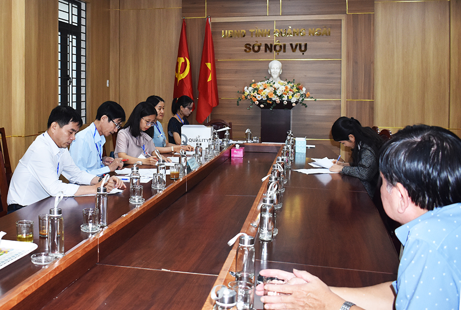 Một số hình ảnh tổ chức kỳ thi tuyển dụng công chức theo Nghị định số 140/2017/NĐ-CP tại tỉnh Quảng Ngãi