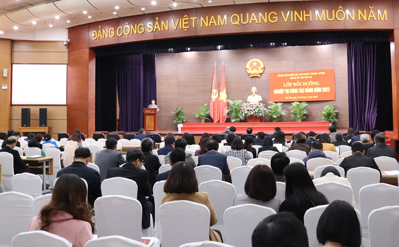 Hội nghị tập huấn nghiệp vụ công tác Đảng năm 2023