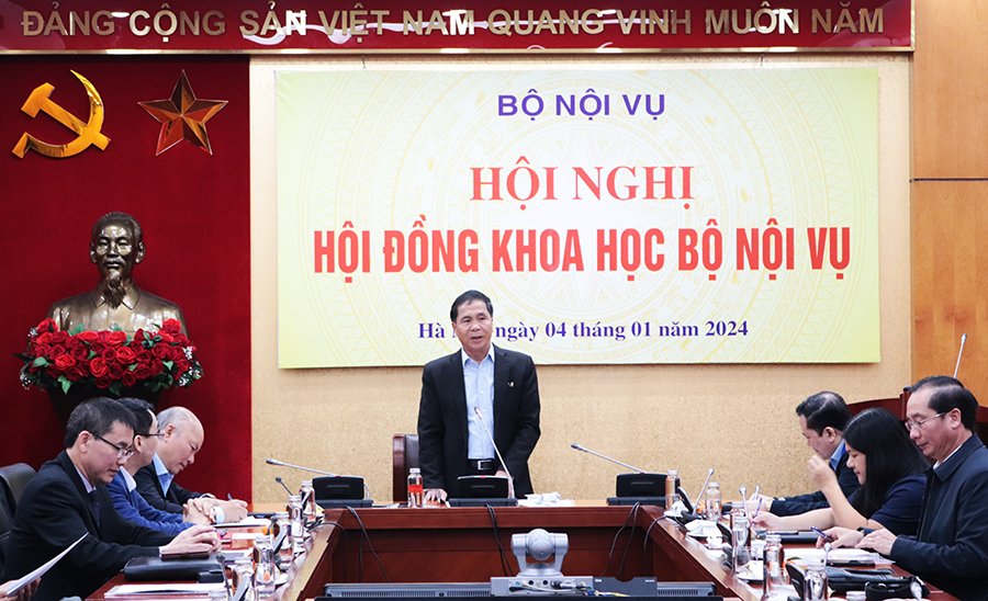 Hội nghị Hội đồng khoa học Bộ Nội vụ năm 2023