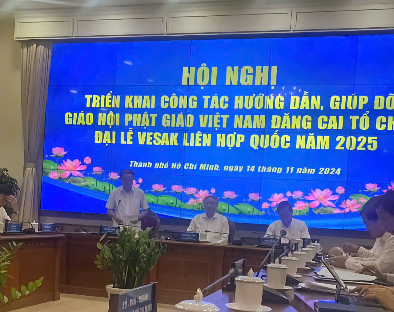 Hội nghị triển khai công tác hướng dẫn, giúp đỡ Giáo hội Phật giáo Việt Nam đăng cai tổ chức Đại lễ Vesak Liên Hợp quốc năm 2025 tại Việt Nam