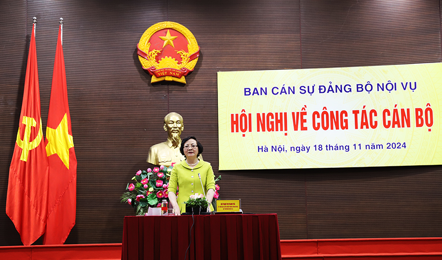 Hội nghị về công tác cán bộ