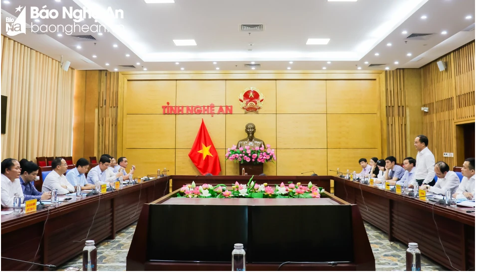 Đoàn kiểm tra Bộ Nội vụ làm việc với tỉnh Nghệ An