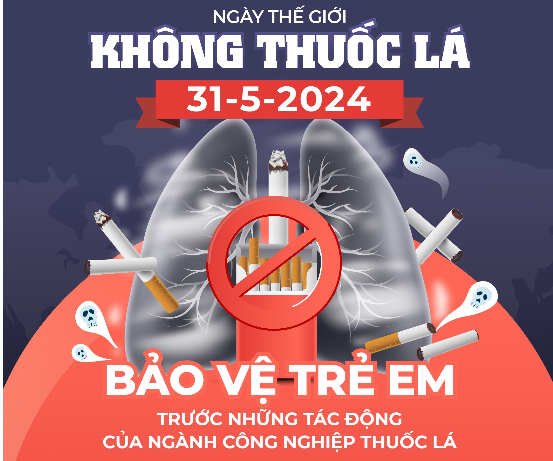 Bộ Nội vụ: hưởng ứng Ngày Thế giới không thuốc lá 31/5: “Bảo vệ trẻ em trước những tác động của ngành công nghiệp thuốc lá”