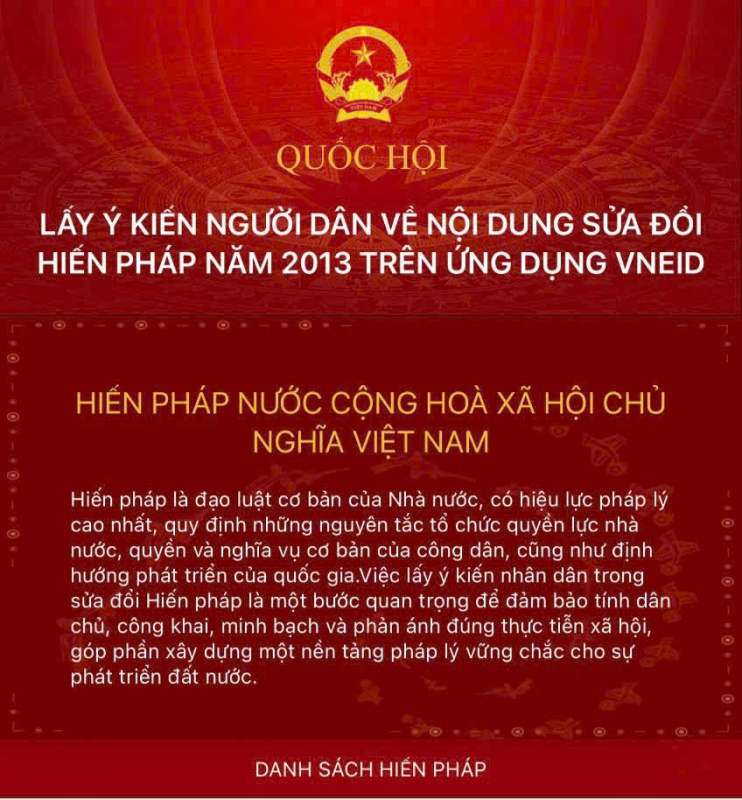Hướng dẫn thực hiện góp ý sửa đổi, bổ sung một số điều của Hiến pháp năm 2013