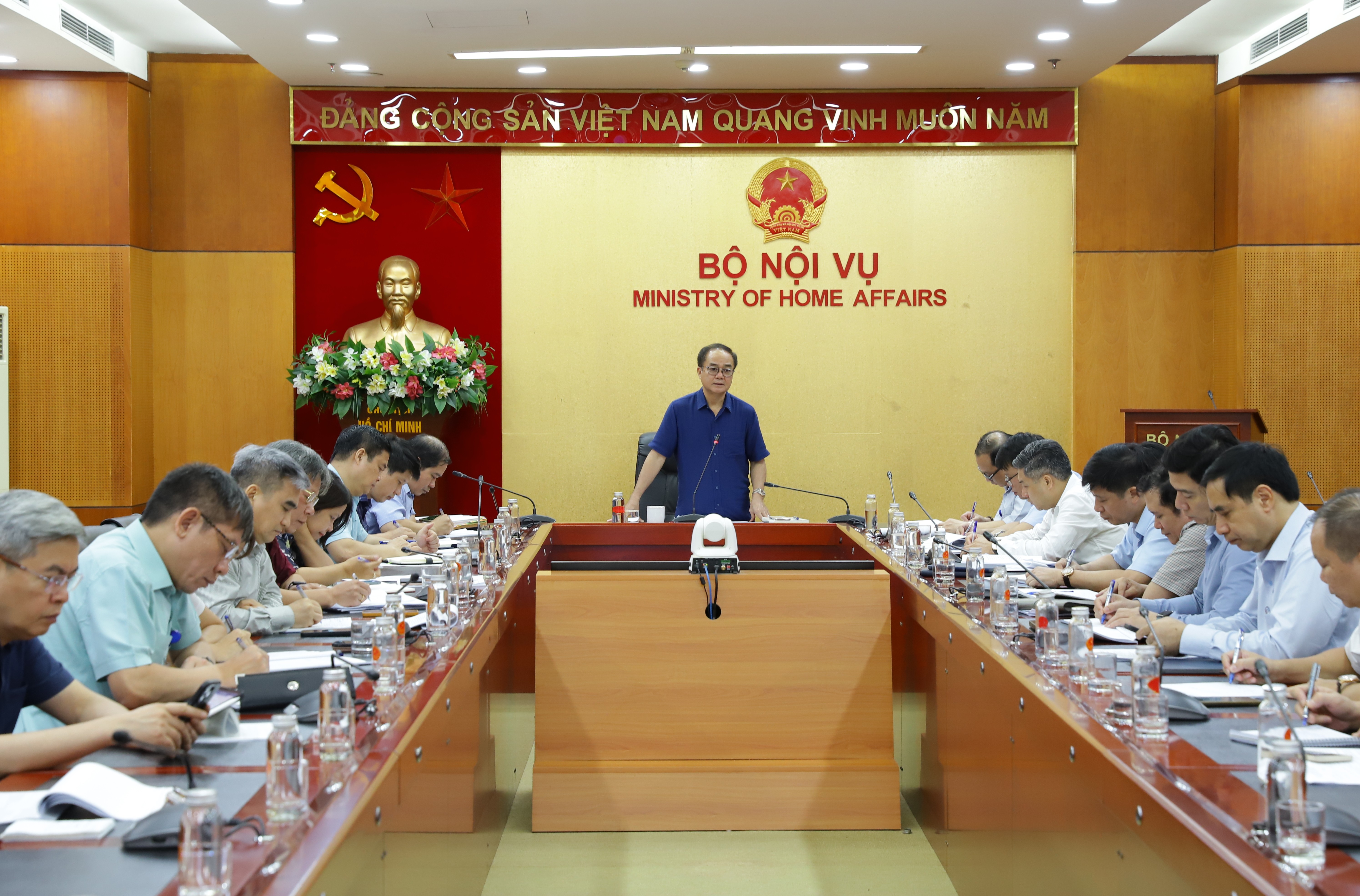 Họp Ban Chỉ đạo tổ chức các hoạt động Kỷ niệm 80 năm Ngày thành lập Bộ Nội vụ  và Ngày Quốc khánh 02/9