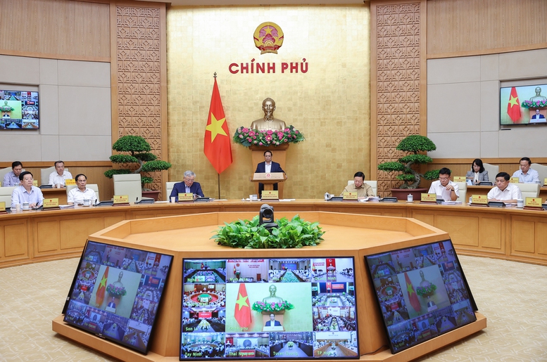 Hội nghị trực tuyến Chính phủ với 34 tỉnh thành và 3.321 xã, phường, đặc khu trong cả nước