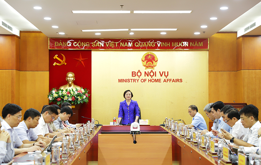 Bộ Nội vụ: Hội nghị triển khai nhiệm vụ công tác tháng 8 năm 2025