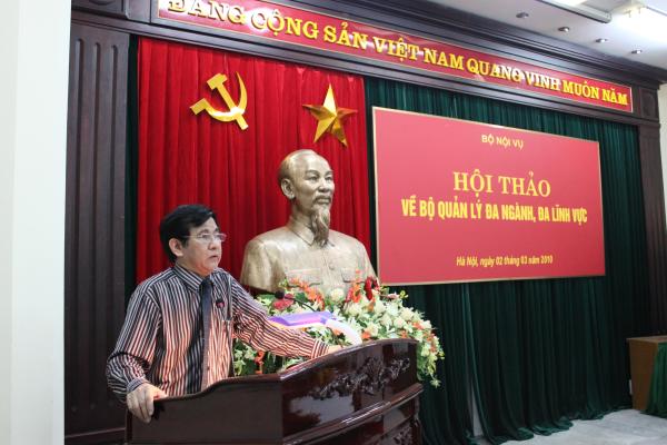 Hội thảo về Bộ quản lý đa ngành, đa lĩnh vực