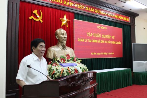 Lớp tập huấn nghiệp vụ quản lý tài chính và đầu tư xây dựng cơ bản