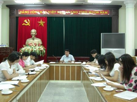 Hội nghị Ban Chấp hành lâm thời Đoàn Thanh niên Bộ Nội vụ lần thứ hai