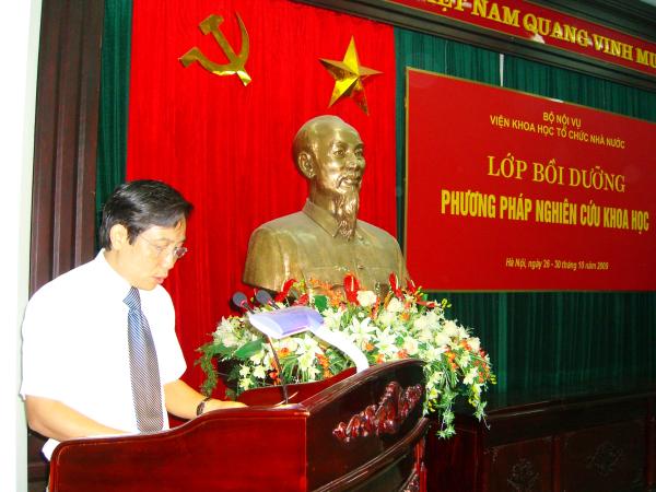 Lớp bồi dưỡng phương pháp nghiên cứu khoa học