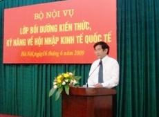 Lớp Bồi dưỡng kiến thức và kỹ năng về hội nhập kinh tế quốc tế
