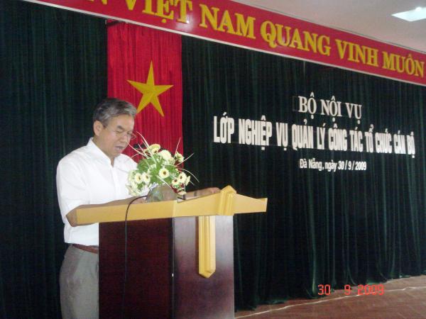 Lớp nghiệp vụ quản lý công tác tổ chức, cán bộ
