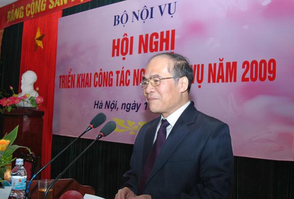 Hội nghị triển khai công tác ngành Nội vụ năm 2009