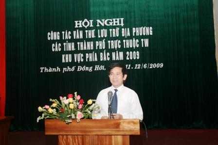 Hội nghị công tác Văn thư, Lưu trữ địa phương các tỉnh, thành phố trực thuộc Trung ương khu vực phía Bắc