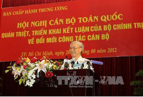 Hội nghị cán bộ toàn quốc quán triệt, triển khai Kết luận của Bộ Chính trị về đổi mới công tác cán bộ