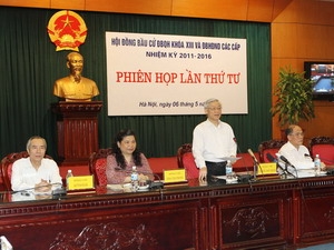 Kết luận của Hội đồng bầu cử tại phiên họp thứ 4 