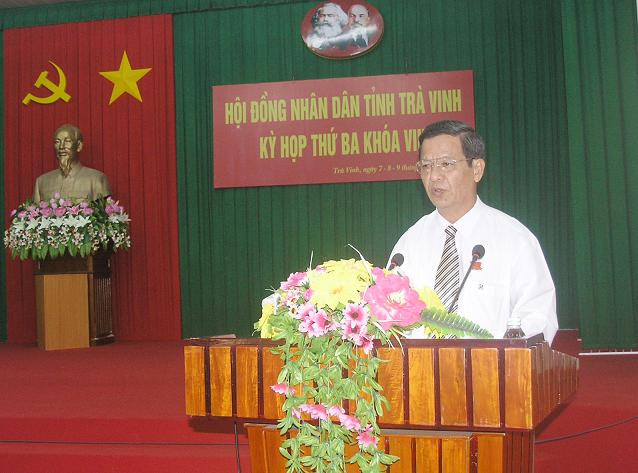 Khai mạc kỳ họp thứ III - HĐND tỉnh Trà Vinh khóa VIII