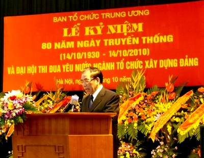 Tổng Bí thư Nông Đức Mạnh: Cần đổi mới mạnh mẽ, đồng bộ công tác tổ chức và cán bộ