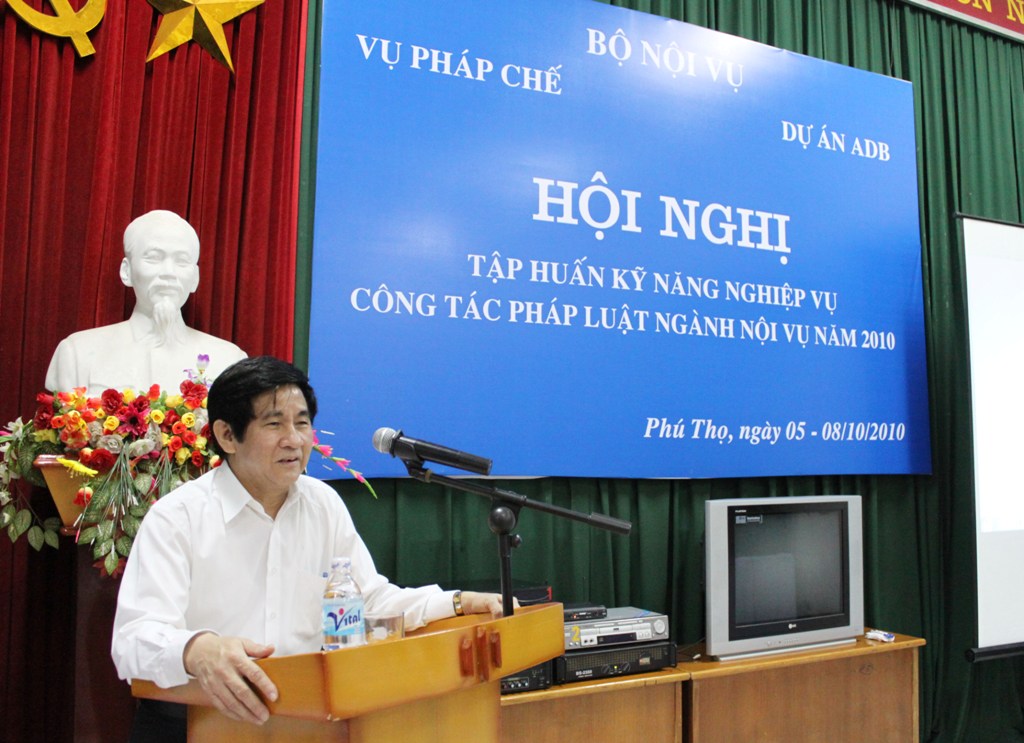 Hội nghị tập huấn kỹ năng nghiệp vụ công tác pháp luật ngành Nội vụ năm 2010