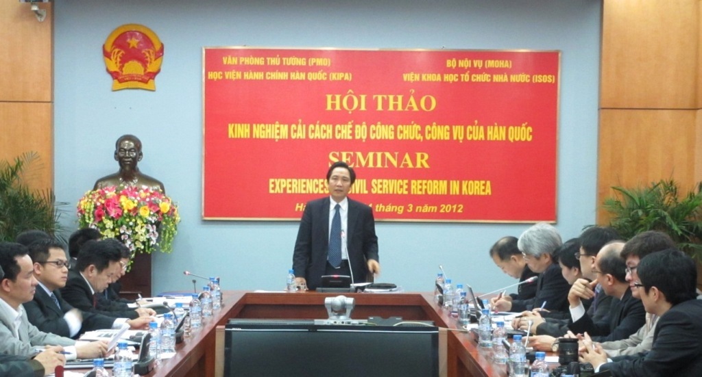 Hội thảo “Kinh nghiệm cải cách chế độ công chức, công vụ của Hàn Quốc”
