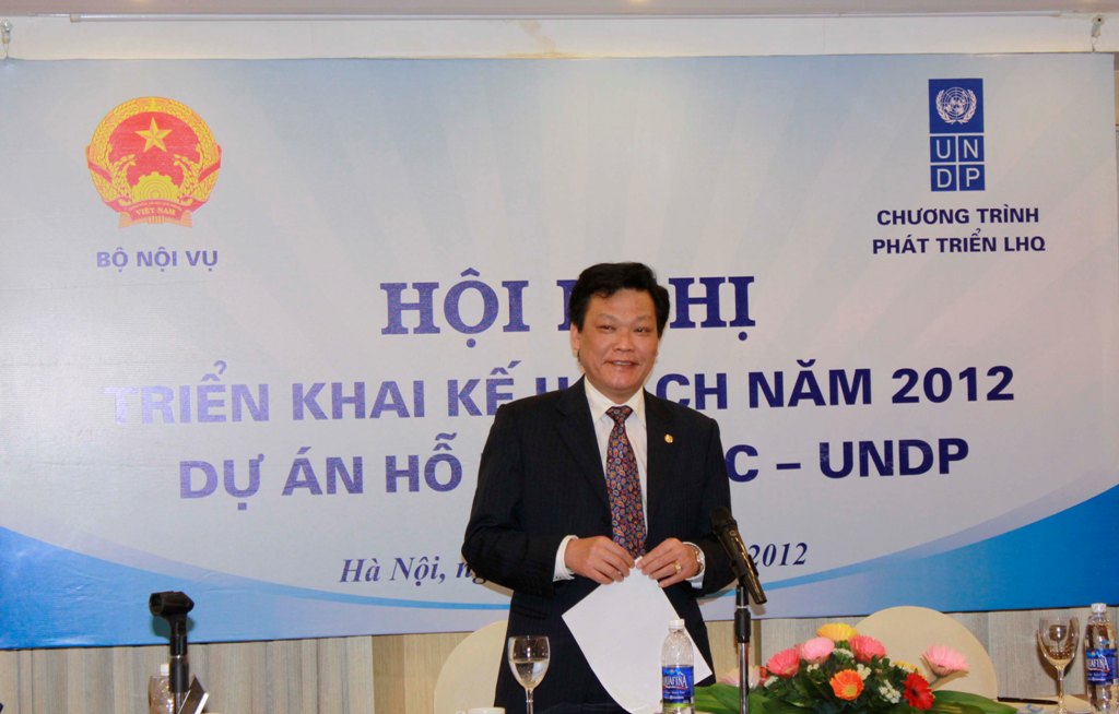 Hội nghị triển khai kế hoạch năm 2012 Dự án hỗ trợ Cải cách hành chính – UNDP