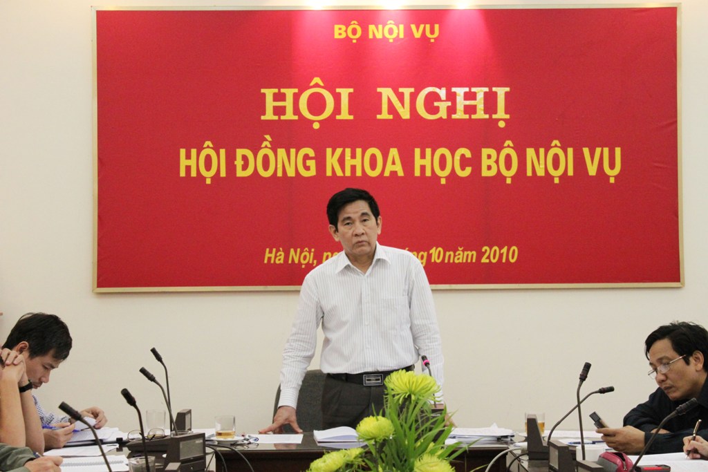 Hội nghị Hội đồng khoa học Bộ Nội vụ