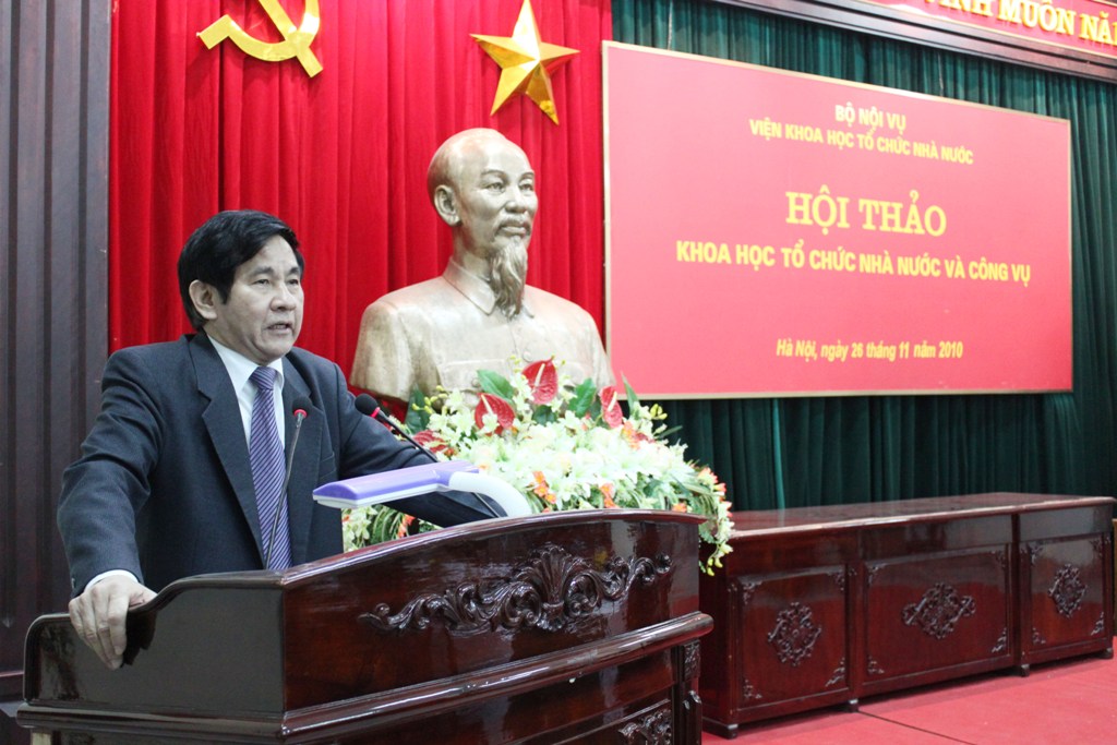 Hội thảo Khoa học tổ chức nhà nước và công vụ