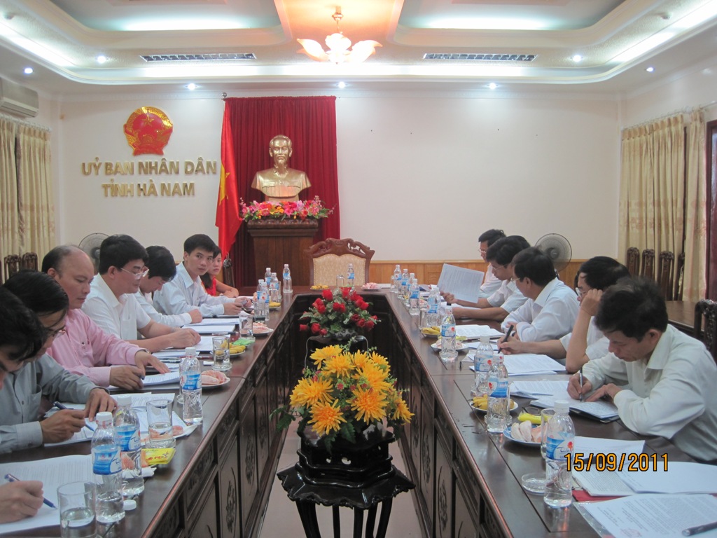 Đoàn công tác của Ủy ban quốc gia về thanh niên Việt Nam kiểm tra việc thực hiện pháp luật, chính sách thanh niên và công tác thanh niên năm 2011 tại tỉnh Hà Nam