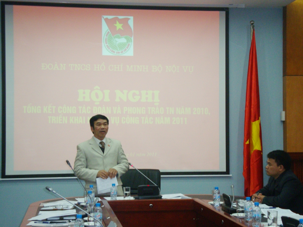 Hội nghị tổng kết công tác Đoàn và phong trào thanh niên năm 2010 và triển khai nhiệm vụ công tác năm 2011