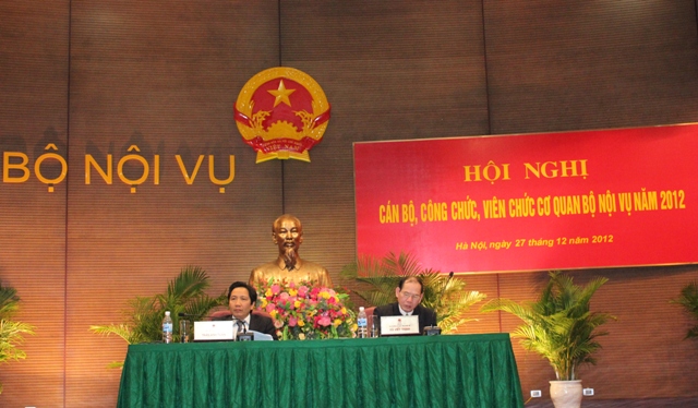 Hội nghị cán bộ, công chức, viên chức cơ quan Bộ Nội vụ năm 2012