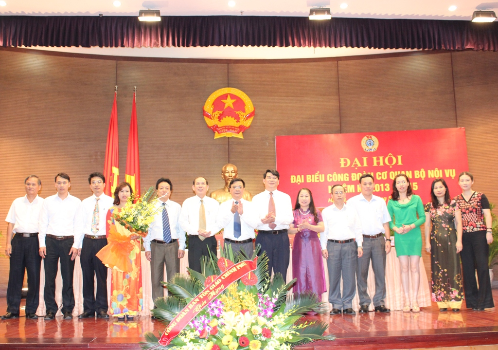 Công đoàn cơ quan Bộ Nội vụ: Đại hội đại biểu Công đoàn cơ quan Bộ Nội vụ nhiệm kỳ năm 2013 - 2015