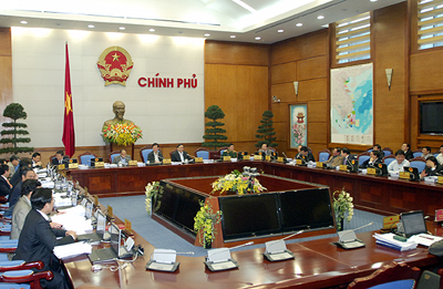 Chính phủ họp chuyên đề về công tác xây dựng pháp luật