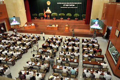 Thành phố Hồ Chí Minh: Khai mạc kỳ họp thứ 3, Hội đồng nhân dân TP khoá VIII