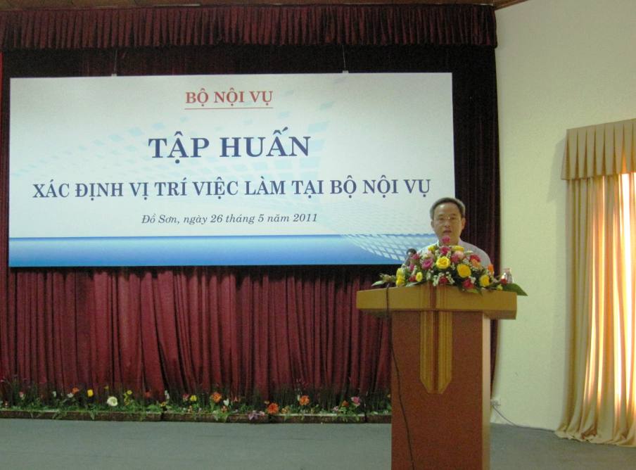 Tập huấn xác định vị trí việc làm tại Bộ Nội vụ