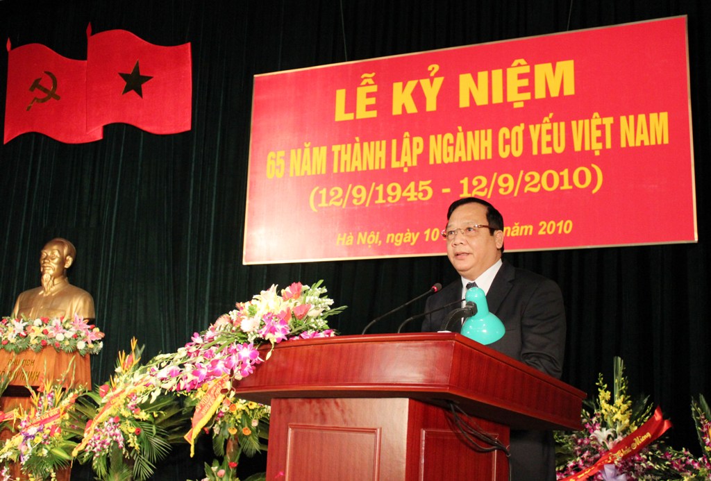Lễ kỷ niệm 65 năm ngày thành lập Ngành Cơ yếu Việt Nam (12/9/1945 - 12/9/2010)  